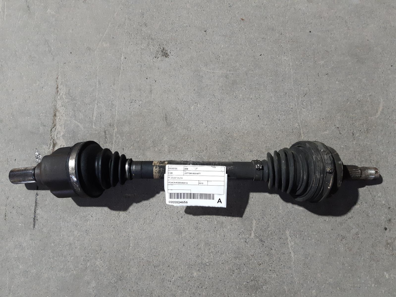 View Auto part Left Driveshaft PEUGEOT 308 2010